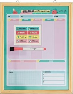 planificadores semanales de pared