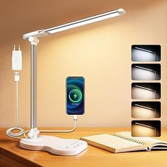 lámparas de escritorio con puerto USB