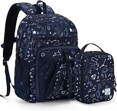 mochilas escolares con bolsillo para botella