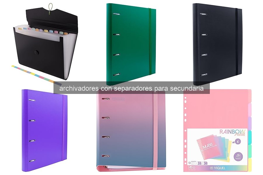 Archivadores con Separadores: ¿Qué son y cómo usarlos?