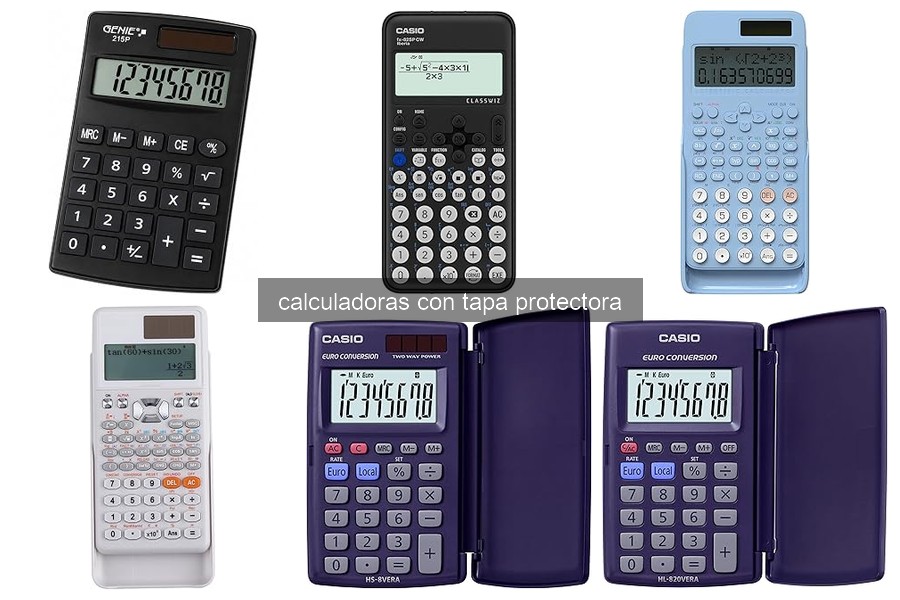 Beneficios de la calculadora con tapa protectora