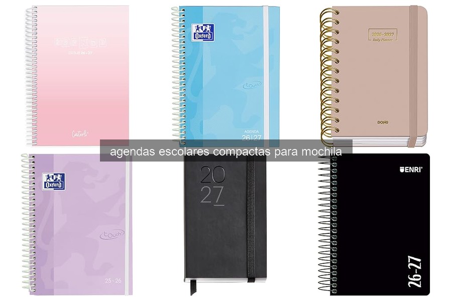 Beneficios de las Agendas Escolares Compactas para Mochila