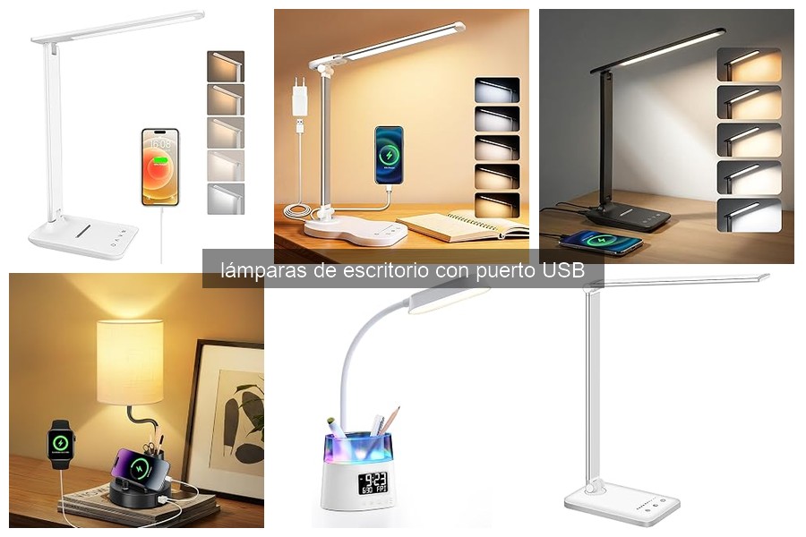 Beneficios de las lámparas de escritorio con puerto USB