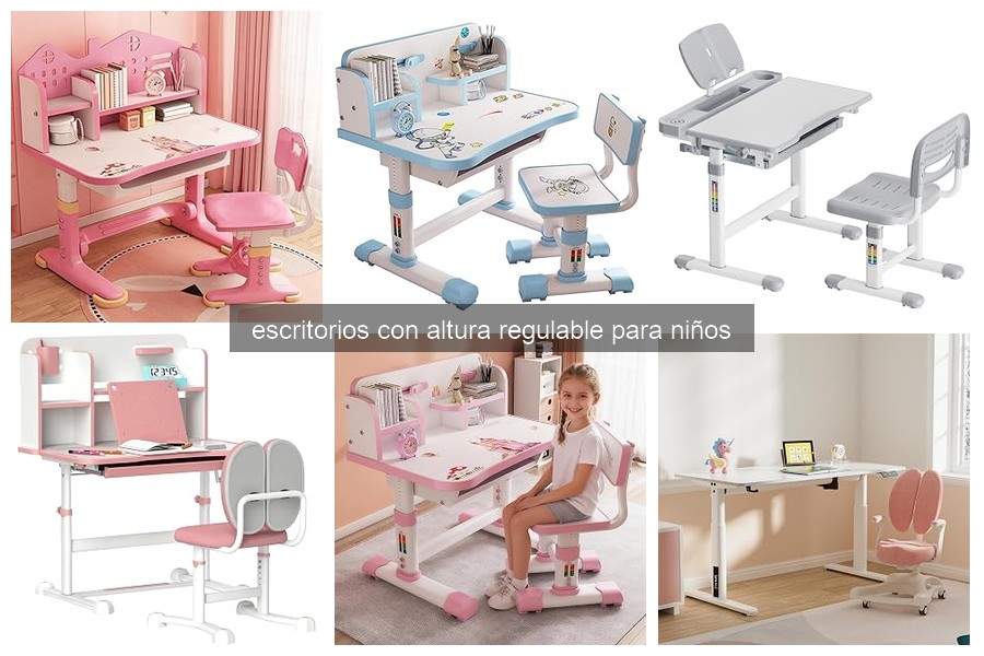 Beneficios de los escritorios regulables para niños
