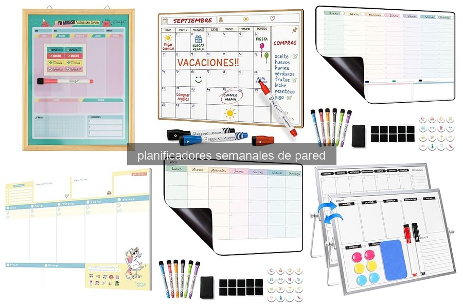 Beneficios de un Planificador Semanal de Pared para Tu Organización