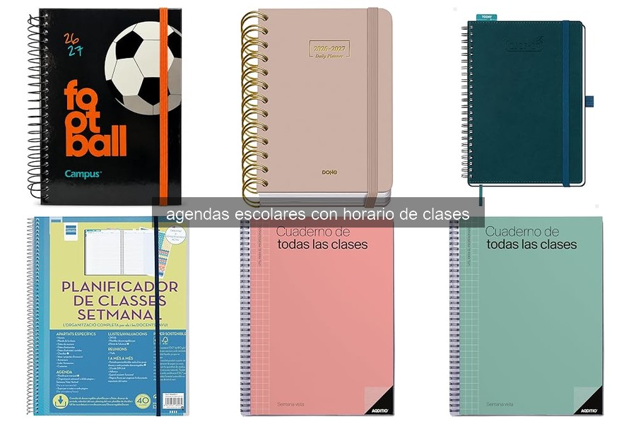 Beneficios de utilizar una agenda escolar con horario de clases