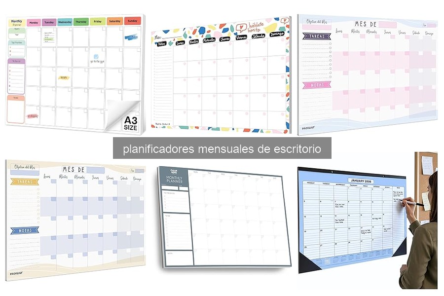 Beneficios del planificador mensual de escritorio en 2026