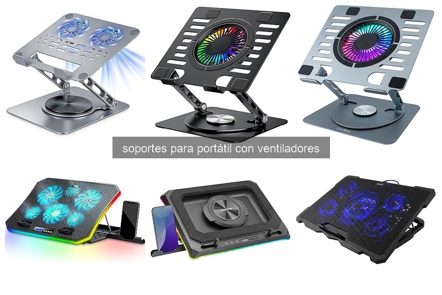 Beneficios y características de los soportes para portátil con ventiladores