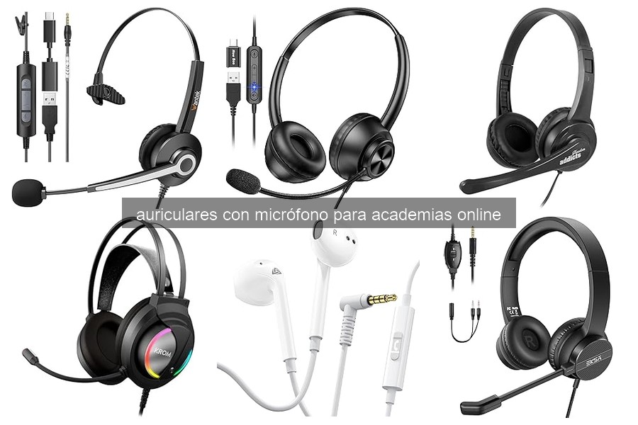 Características Clave de Auriculares con Micrófono para Clases Online