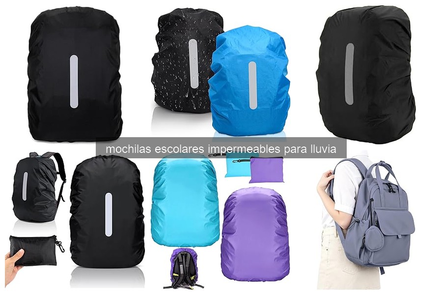 Características clave de mochilas escolares impermeables