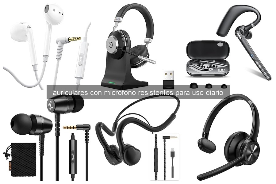 Características de Auriculares con Micrófono Resistentes