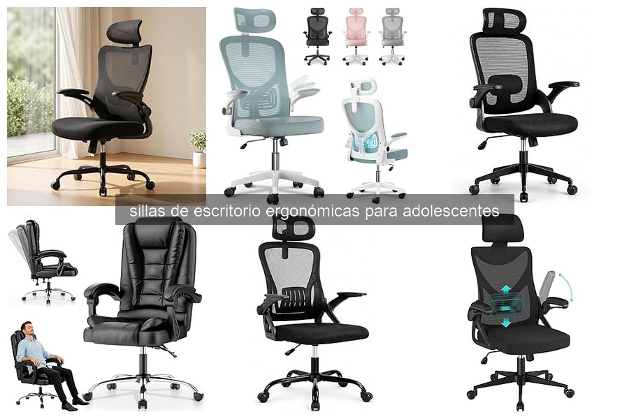 Características de Sillas de Escritorio Ergonómicas para Adolescentes