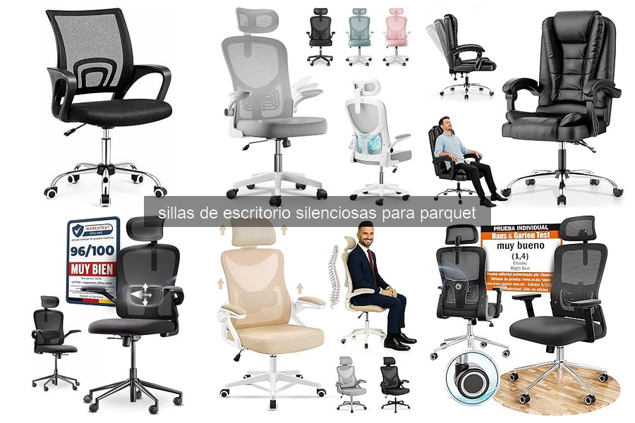 Características de sillas de escritorio silenciosas para parquet