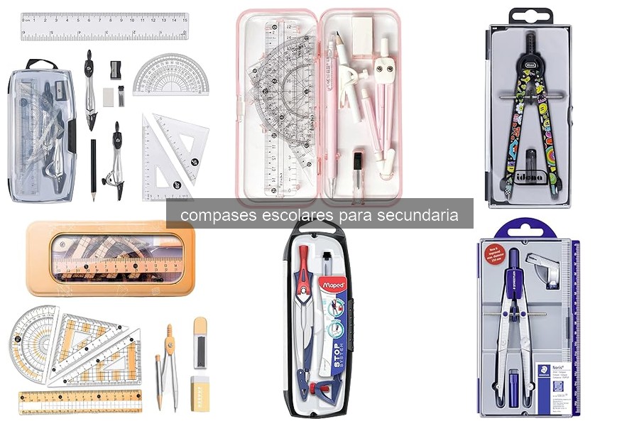 Cómo elegir el compás escolar perfecto para secundaria