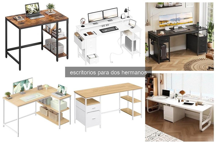 Cómo elegir el escritorio perfecto para dos hermanos