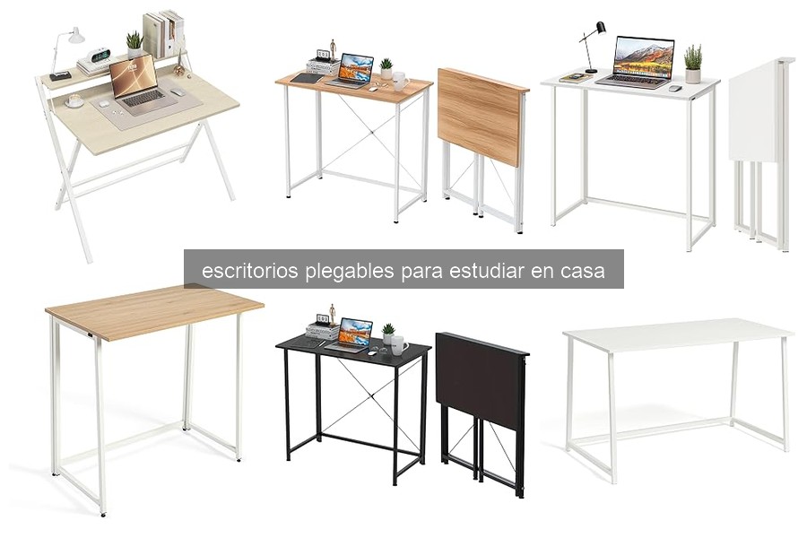 Cómo elegir el escritorio plegable ideal para estudiar en casa