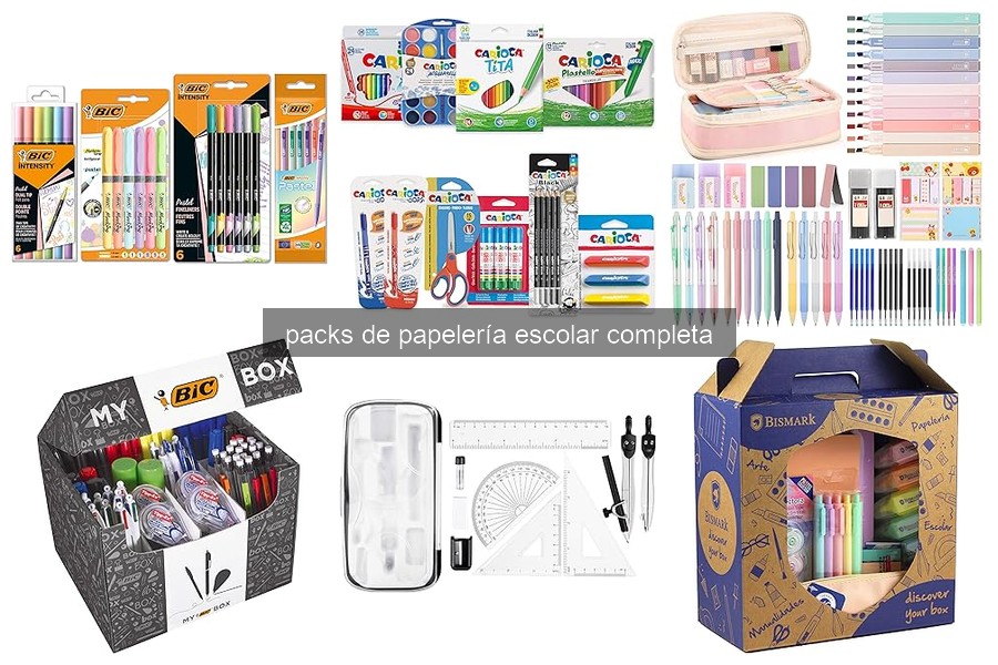 Cómo elegir el pack de papelería escolar adecuado