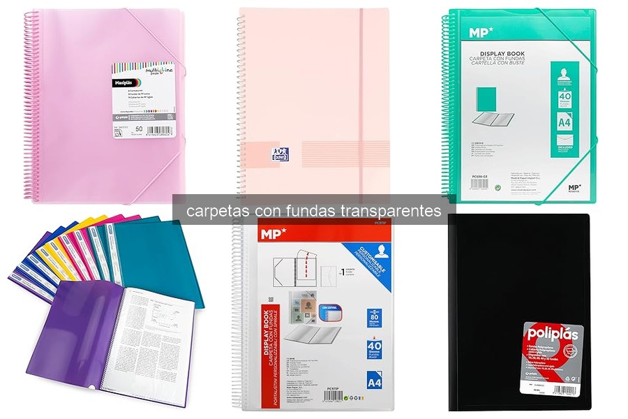 Cómo elegir la carpeta con fundas transparentes ideal