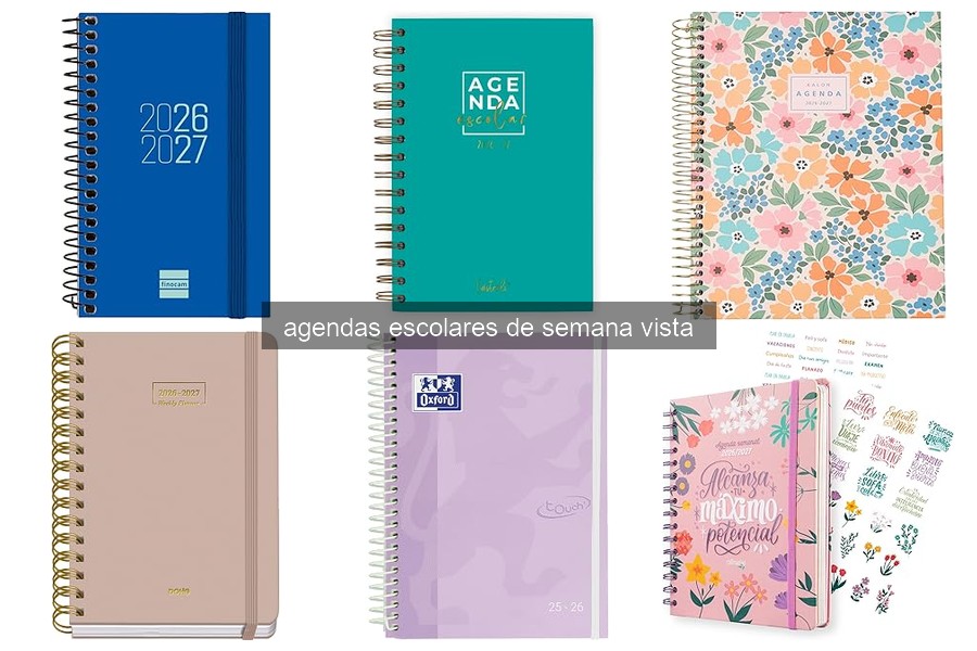 Cómo elegir la mejor agenda escolar de semana vista en 2026
