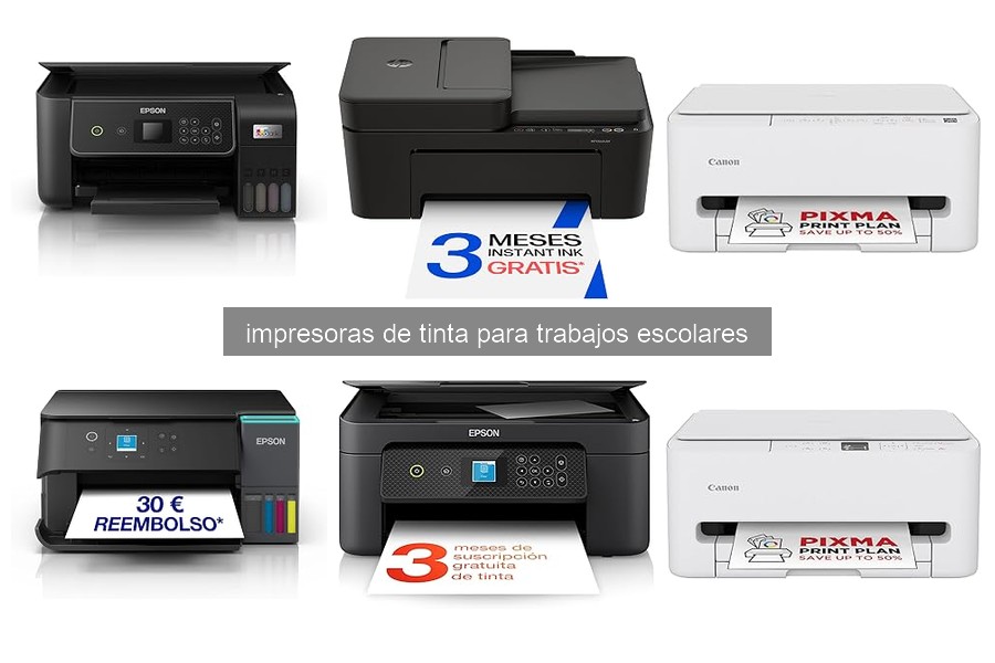 Cómo elegir la mejor impresora de tinta para estudiar en casa