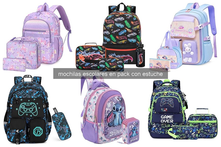 Cómo elegir la mochila escolar en pack con estuche ideal