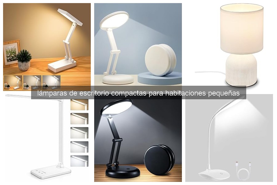 Cómo elegir lámparas de escritorio compactas para espacios pequeños