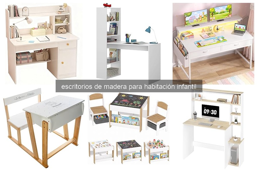 Cómo elegir un escritorio de madera para habitación infantil