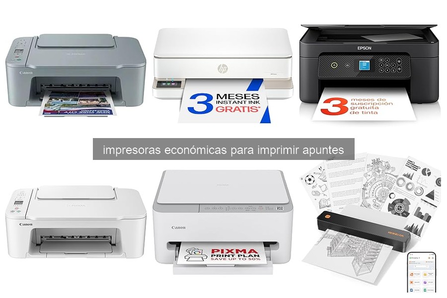 Cómo elegir una impresora económica para estudio en casa