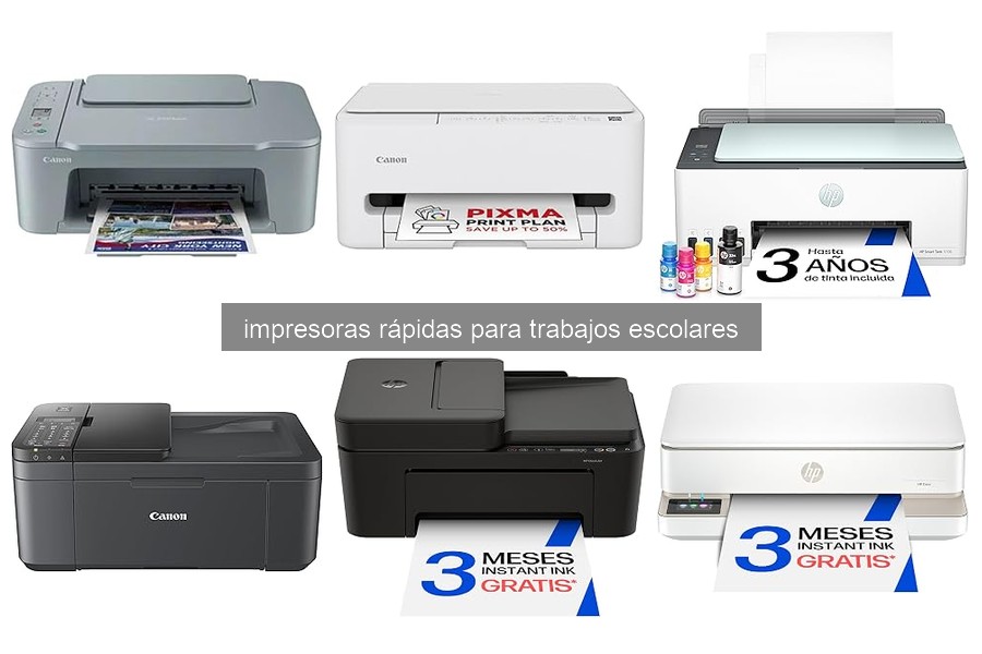 Cómo elegir una impresora rápida para estudios en casa