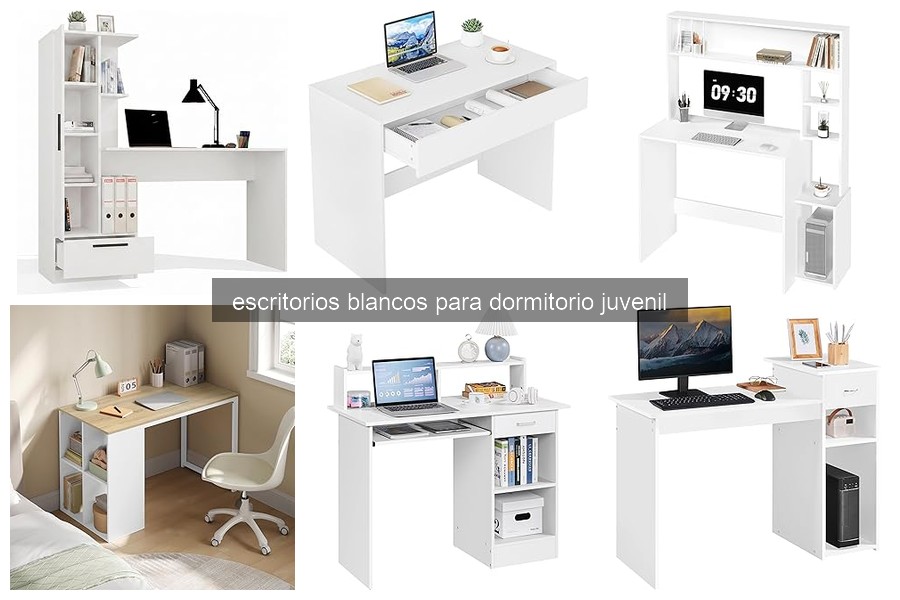 Cómo limpiar y mantener un escritorio blanco juvenil
