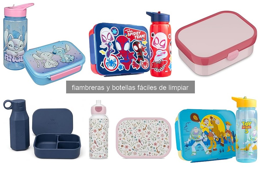 Cómo mantener fiambreras y botellas reutilizables en buen estado