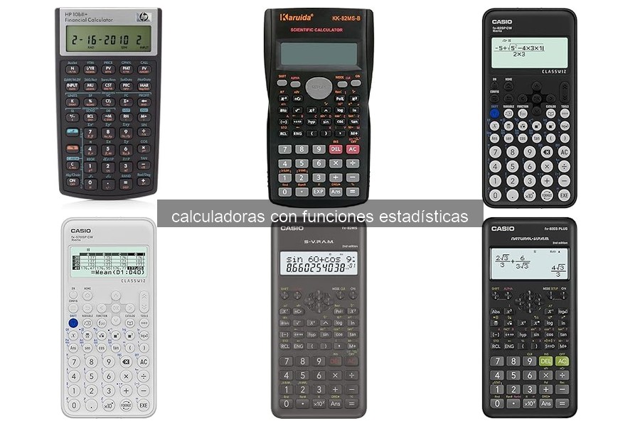 Cómo usar funciones estadísticas en calculadoras científicas