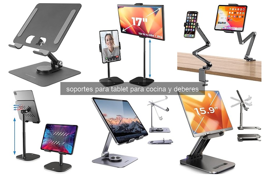 Cómo usar un soporte para tablet en tareas escolares