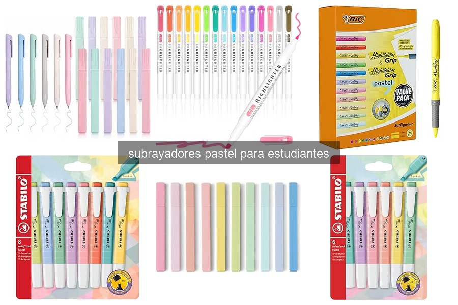 Cómo utilizar subrayadores pastel de manera efectiva
