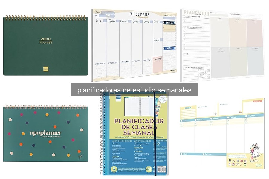 ** Cómo utilizar un planificador de estudio semanal eficazmente