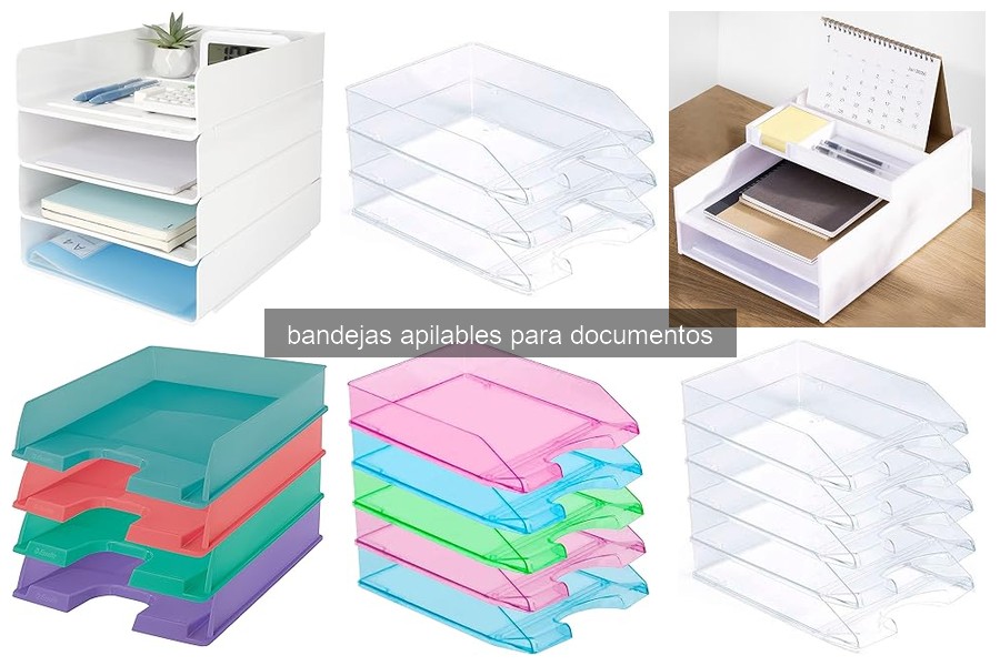 Comparativa 2023: Mejores bandejas apilables para documentos