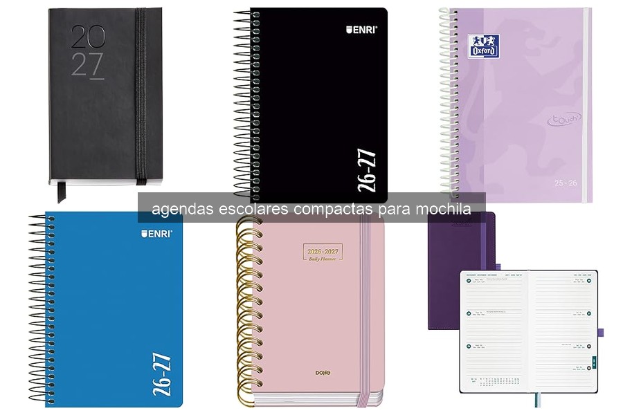 Comparativa de Agendas Escolares Compactas 2026