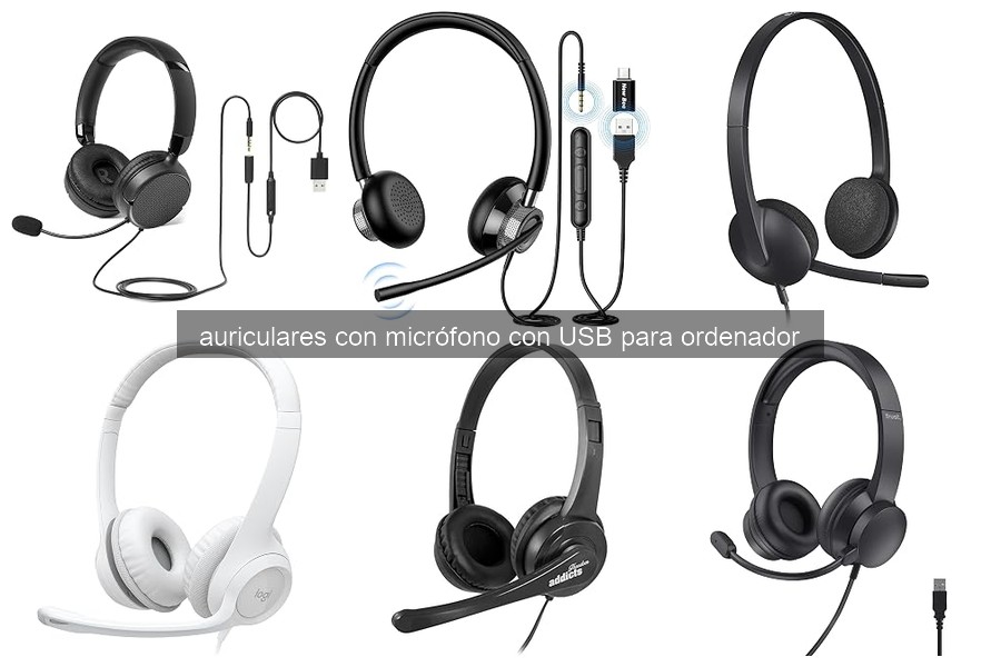 Comparativa de Auriculares USB con Micrófono para Ordenador