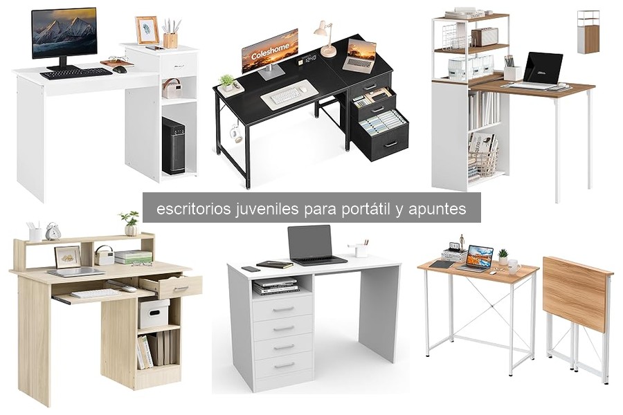Comparativa de escritorios juveniles para portátil en 2026