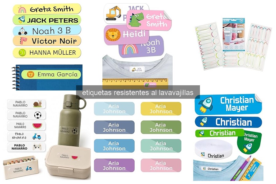 Comparativa de Etiquetas Resistentes al Lavavajillas en 2026