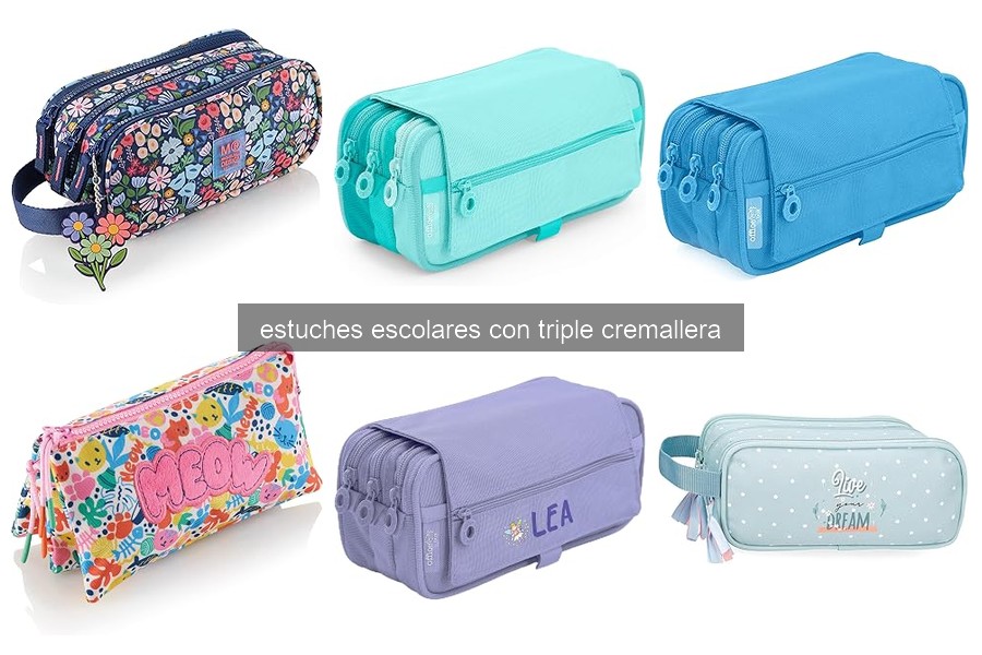 Comparativa de los Mejores Estuches Escolares Triple Cremallera 2026