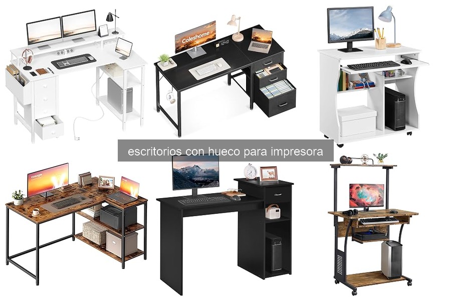 Comparativa de Mejores Escritorios con Hueco para Impresora 2026