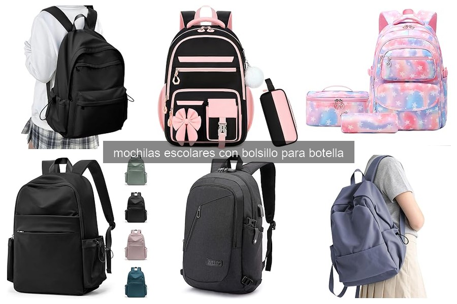 Comparativa de mochilas escolares con bolsillo para botella