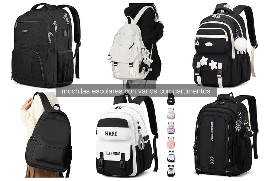 Comparativa de mochilas escolares con varios compartimentos 2026