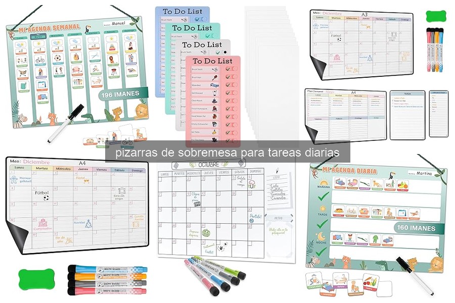 Comparativa de Pizarras de Sobremesa para Tareas Diarias