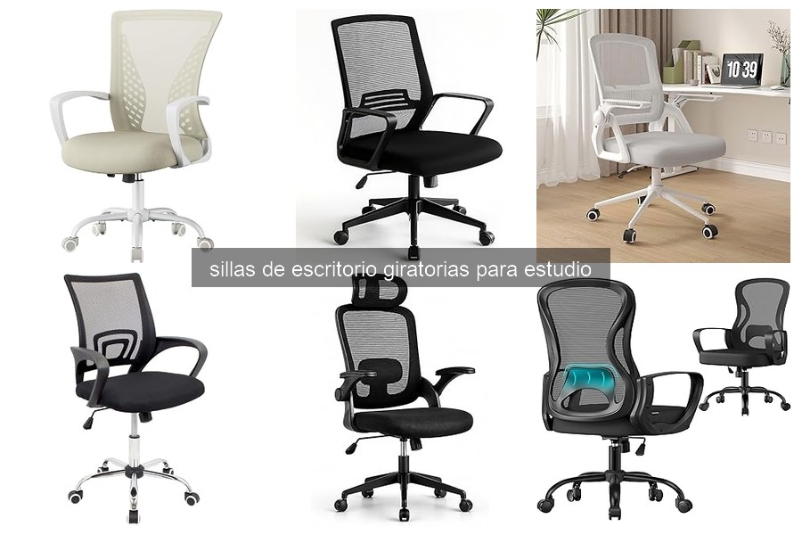 Comparativa de sillas de escritorio giratorias ergonómicas 2023