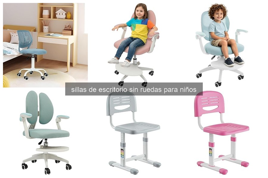 Comparativa de Sillas de Escritorio sin Ruedas para Niños