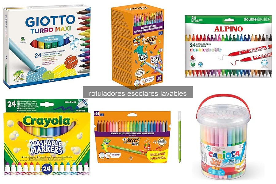 Consejos para Elegir Rotuladores Escolares Lavables por Edad