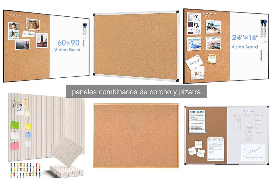 Diferencias entre paneles de corcho y pizarra: guía comparativa