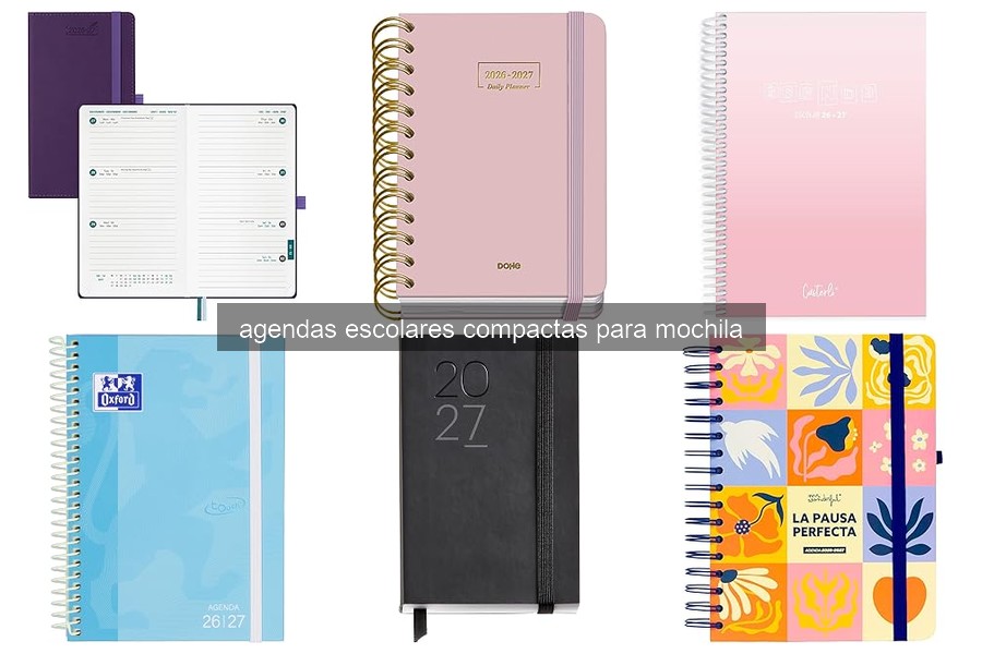 Dónde comprar la mejor agenda escolar compacta para mochila